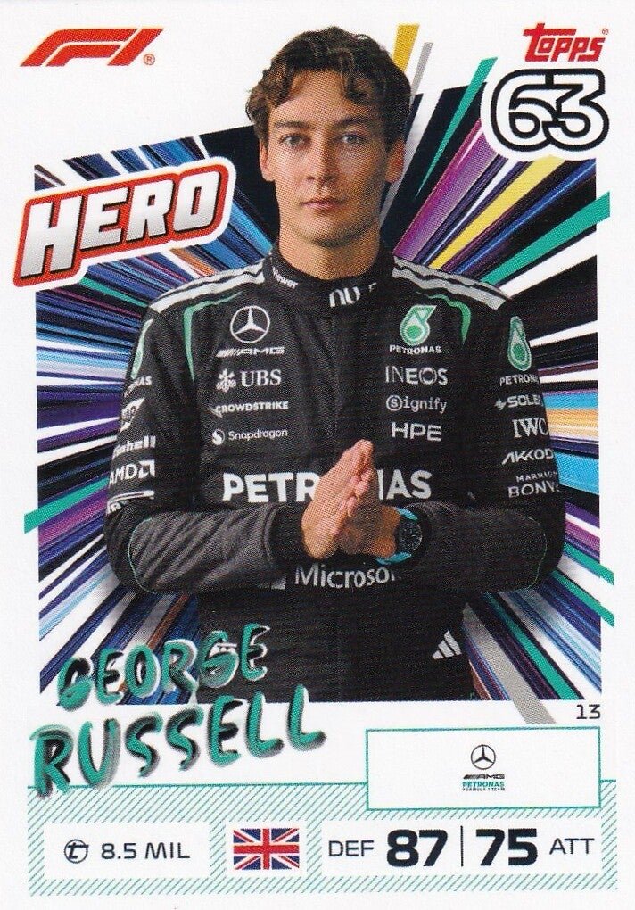 Nr.13 George Russell - Hero
