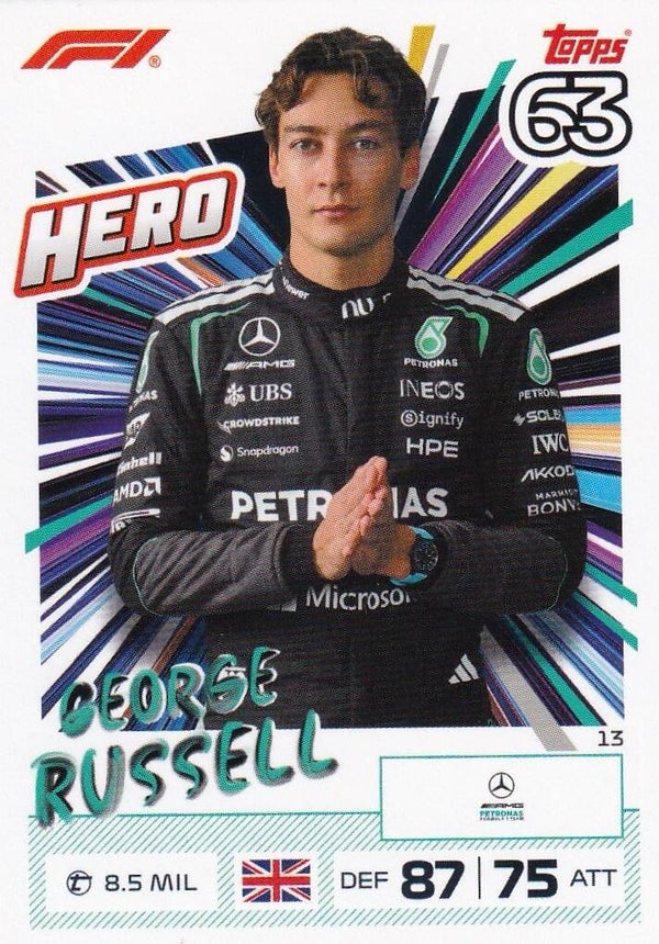 Nr.13 George Russell - Hero