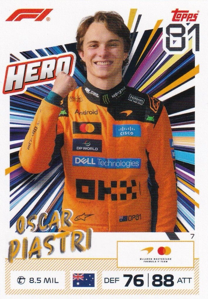Nr.7 Oscar Piastri - Hero