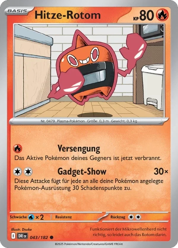 Hitze-Rotom 043/182 deutsch