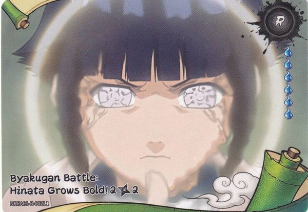NREA01-R-002L1  Byakugan Battle: Hinata Grows Bold! 2/2