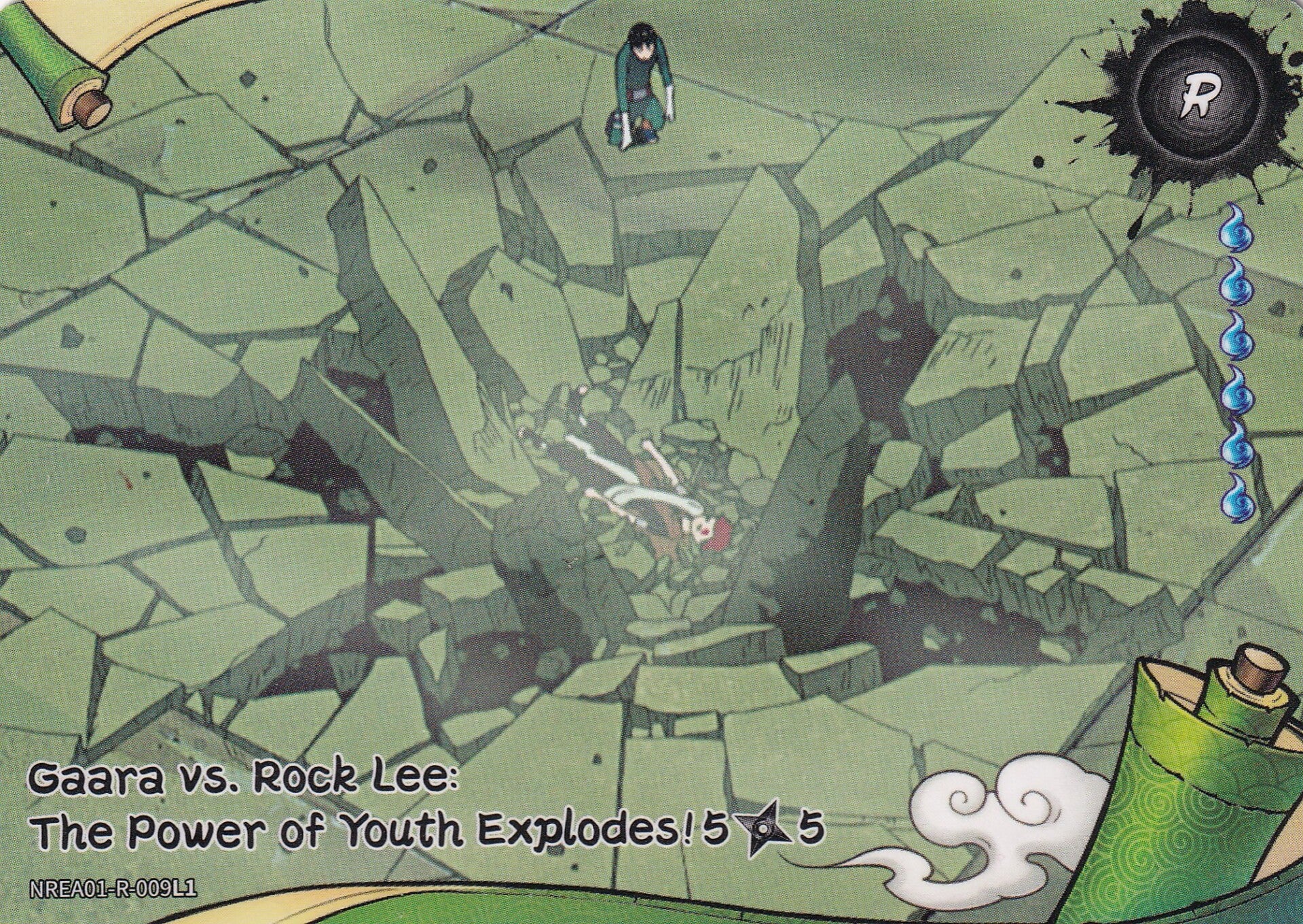 NREA01-R-009L1  Gaara vs. Rock Lee: The Power of Youth Explodes! 5/5