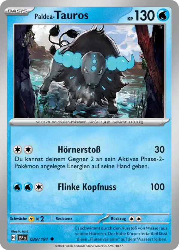 Paldea Tauros 039/191 deutsch