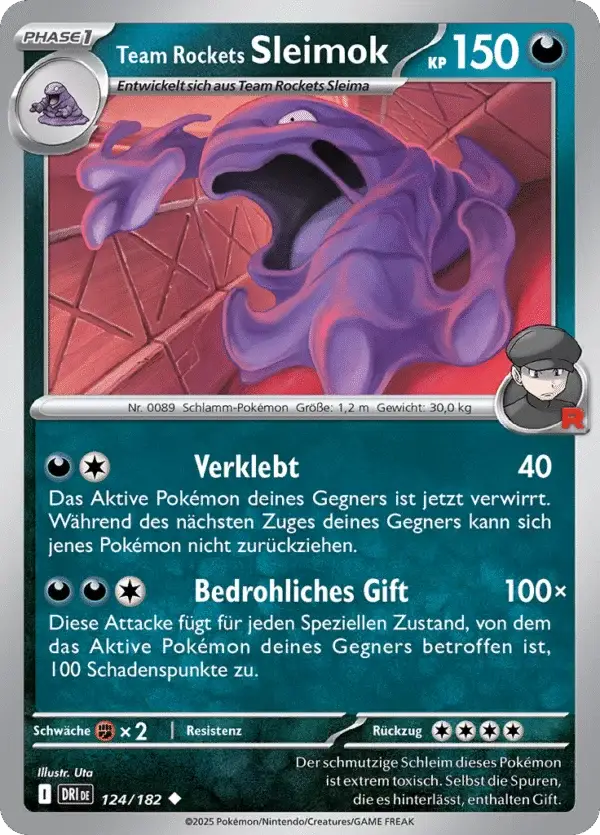 Team Rockets Sleimok 124/182 deutsch