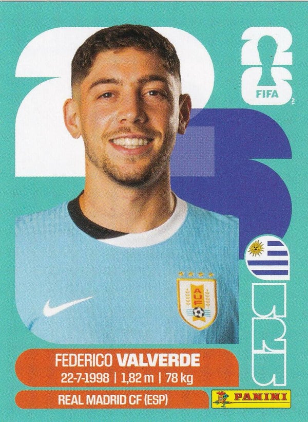 URU10 Federico Valverde