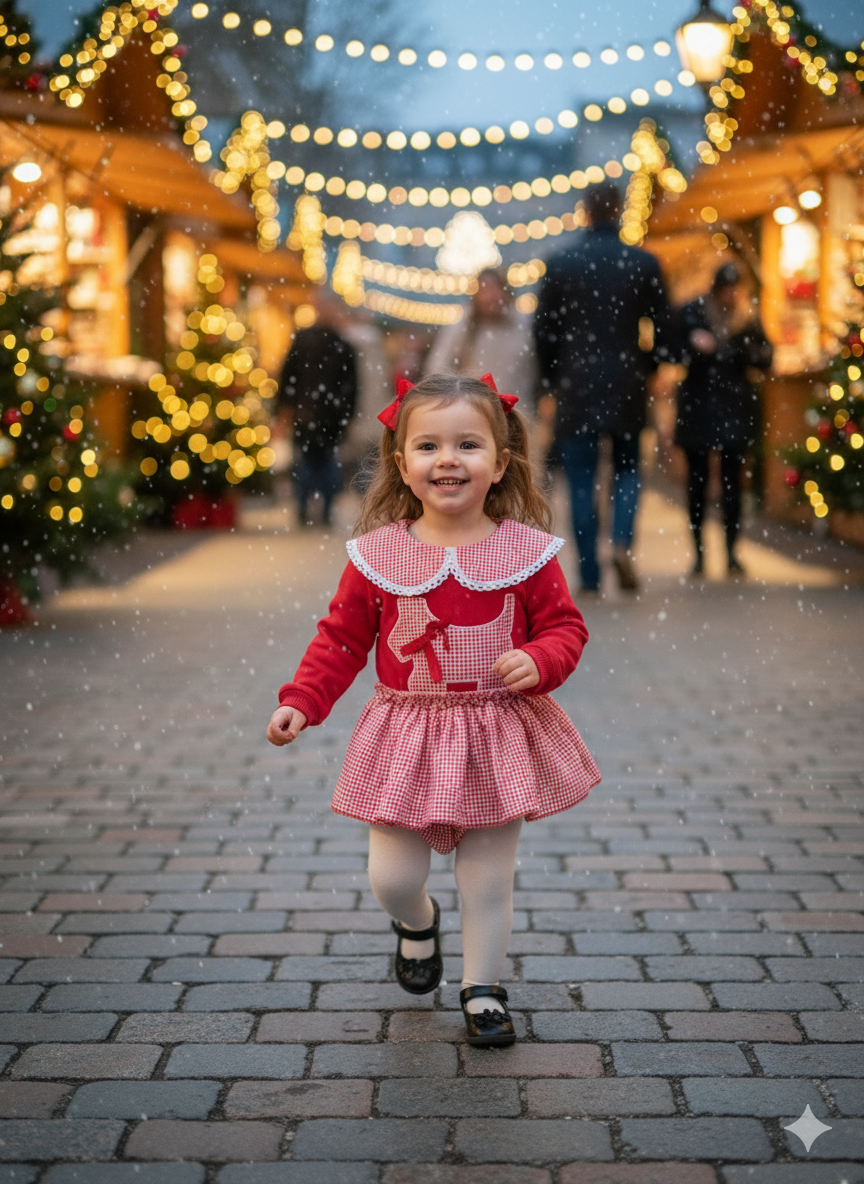 Bba conjunto perrito rojo
