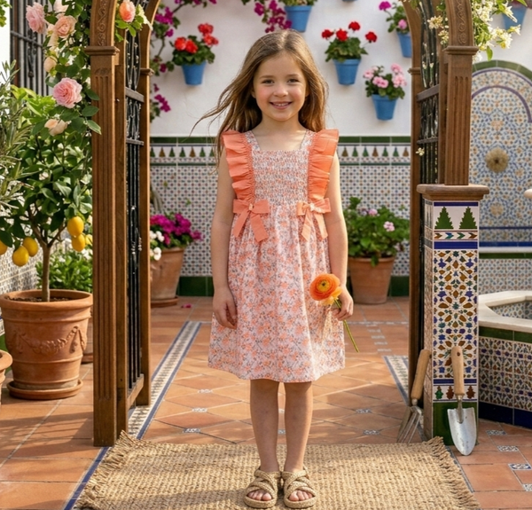 Vestido niña alma flores