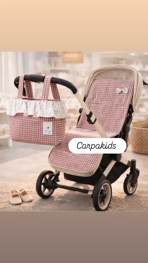 Colchoneta +bolso rosa