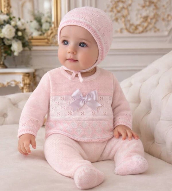 Bba punto rosa/ blanco