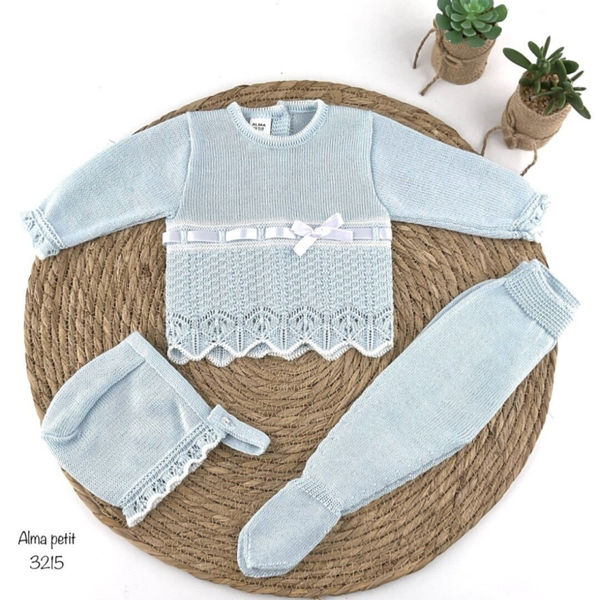 Conjunto hilo azul