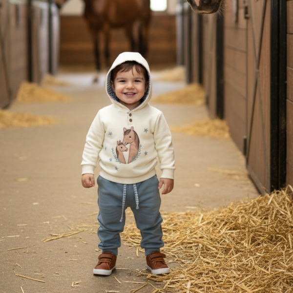 Conjunto bebe caballo