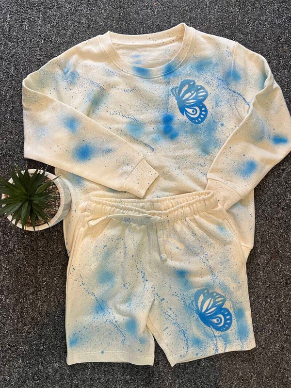 Childrens Oversized Sweatshirt & Shorts