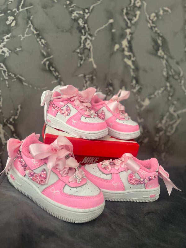 Preloved Princess Bow Custom Nike Airforces