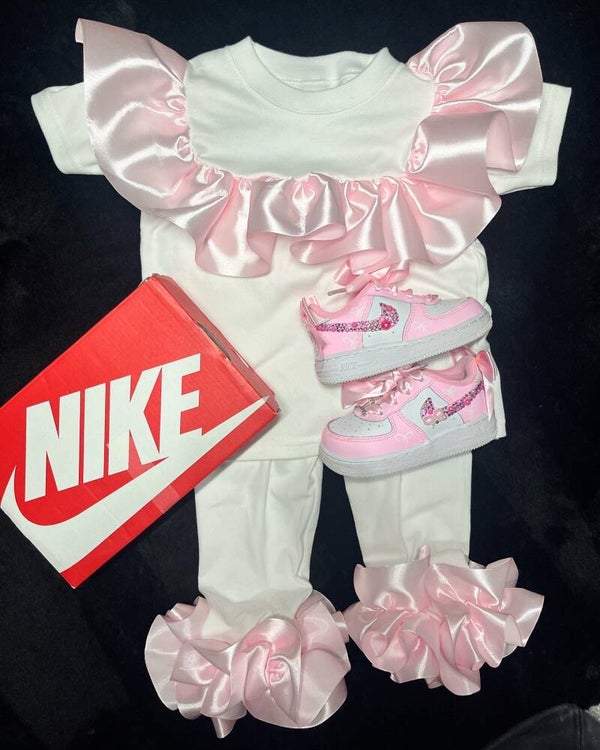 Myla White Legging Set