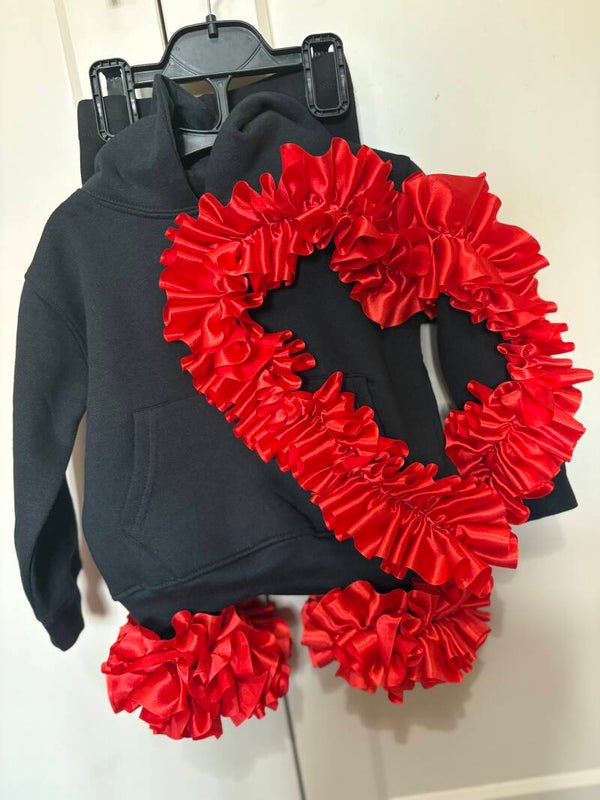 BLACK Heart “Isabella” SET