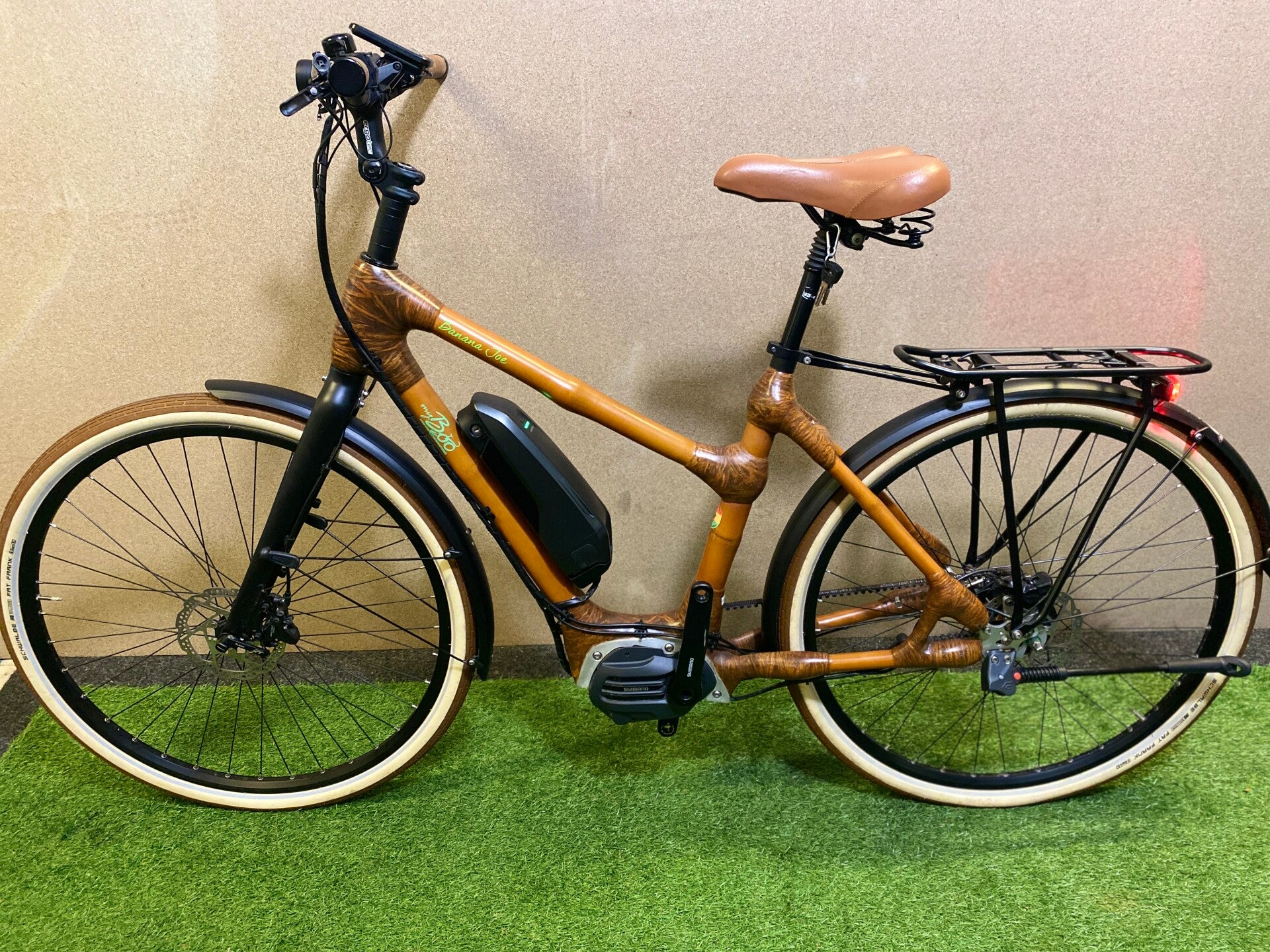 MYBOO VOLTA EP6 2024 MIDDENMOTOR BAMBOE FIETS BELT DRIVE