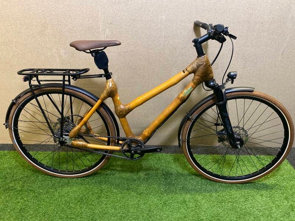 MYBOO KURO 2024 BAMBOE FRAME FIETS ALFINE 11 BELT DRIVE
