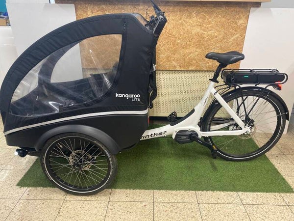 WINTHER KANGAROO LITE DEMO ELEKTRISCHE LICHTGEWICHT BAKFIETS SLECHTS 10 KM