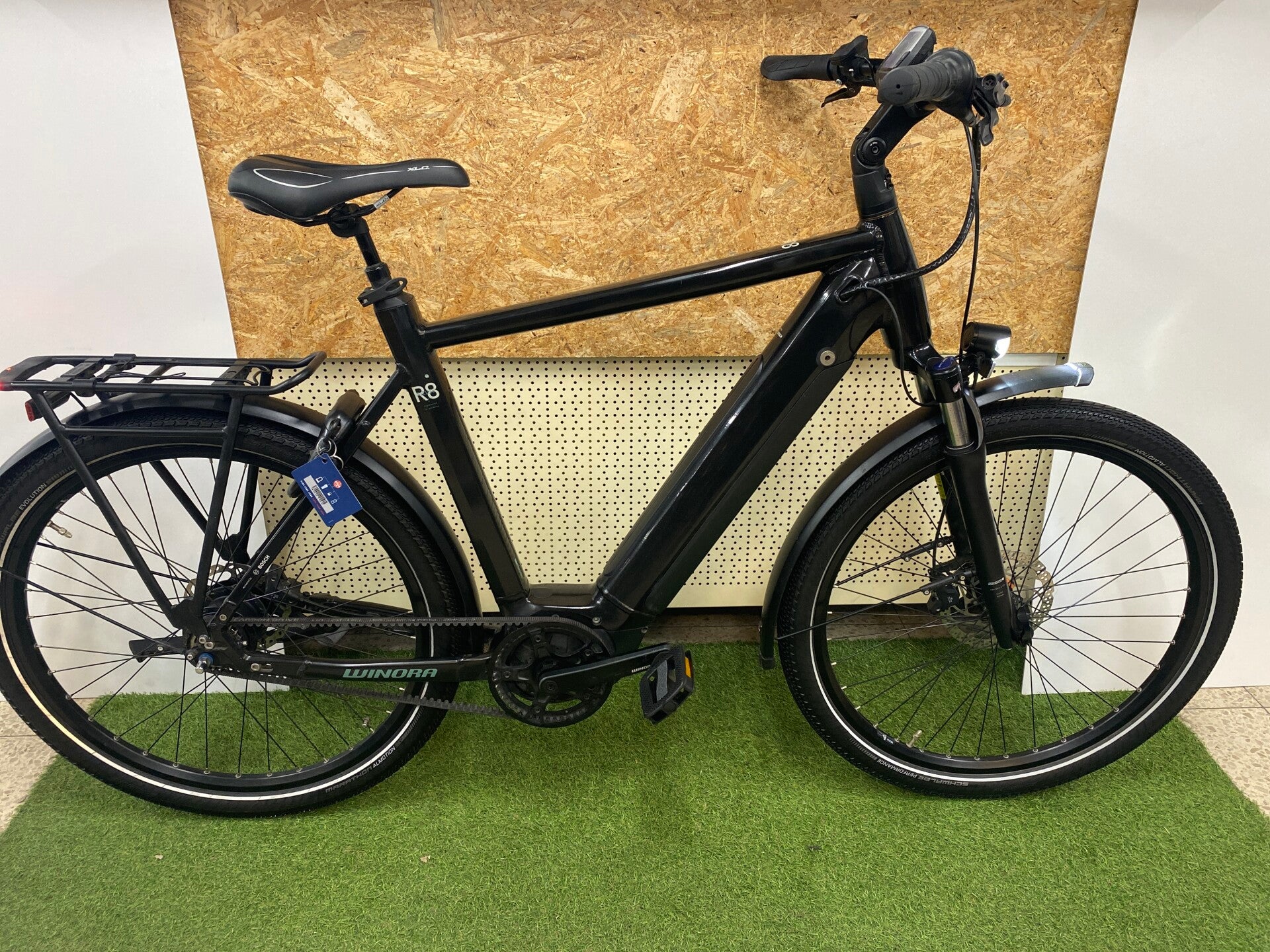 WINORA SINUS R8 2022 BOSCH MOTOR HERENFIETS 60 CM BELT DRIVE