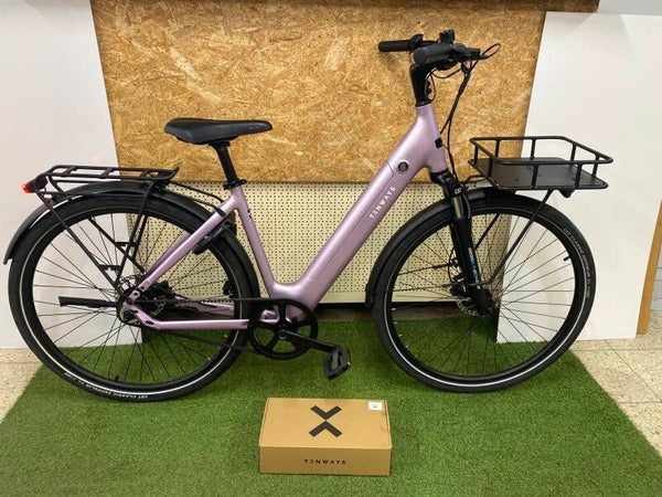 TENWAYS CGO800S 2025 ELEKTRISCHE DAMESFIETS SLECHTS 1243 KM BELT DRIVE
