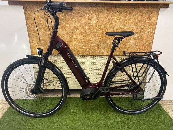 KALKHOFF IMAGE 3B 2023 BOSCH PERFORMANCE LINE MIDDENMOTOR ELEKTRISCHE DAMESFIETS 55 CM BELT