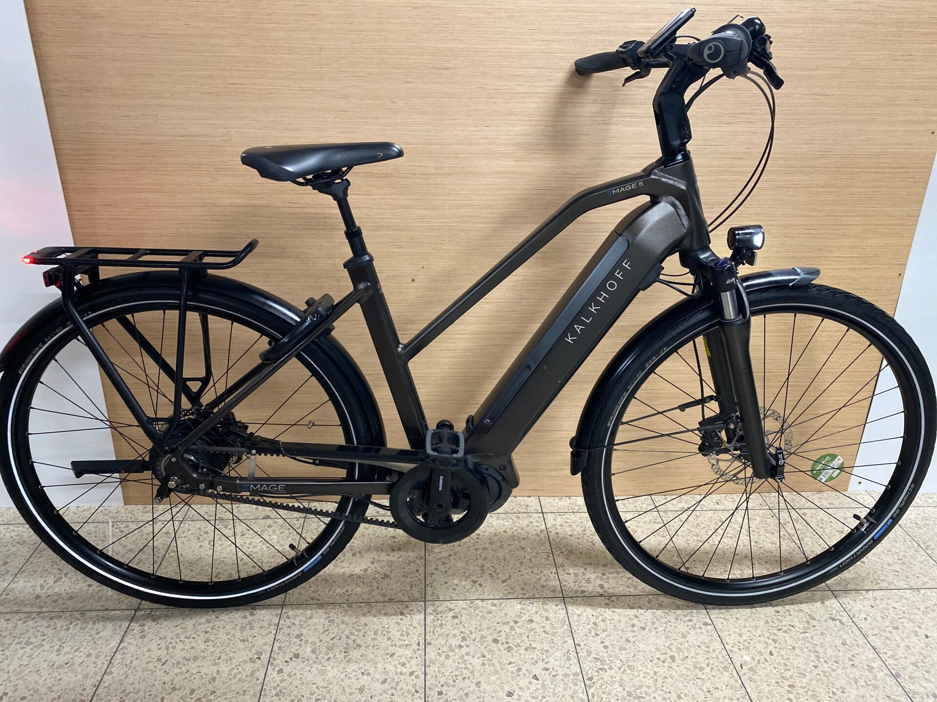 KALKHOFF IMAGE 5 SHIMANO STEPS MIDDENMOTOR DAMESFIETS 48 CM BELT DRIVE