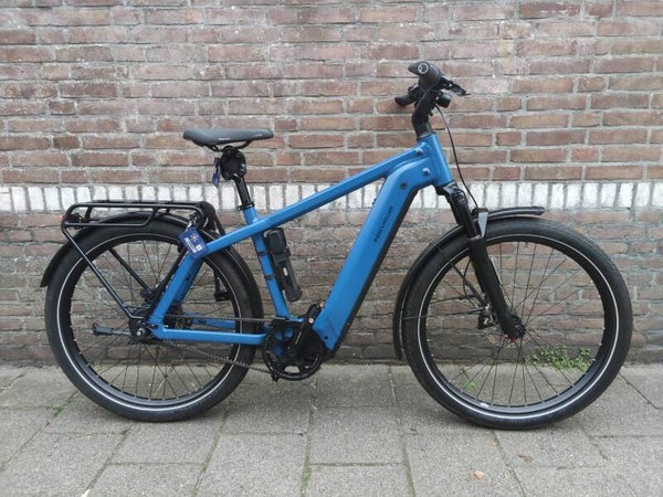 RIESE MULLER CHARGER 4 GT VARIO 2023 BOSCH PERFORMANCE LINE CX MIDDENMOTOR ELEKTRISCHE HERENFIETS 750WH SLECHTS 1604 KM BELT DRIVE
