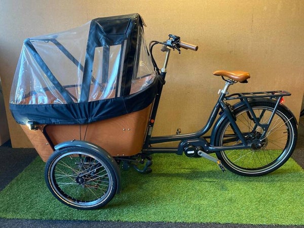 BABBOE CARVE-E MOUNTAIN 2023 MIDDENMOTOR ELEKTRISCHE SPORTIVE BAKFIETS 2291 KM GOEDGEKEURD