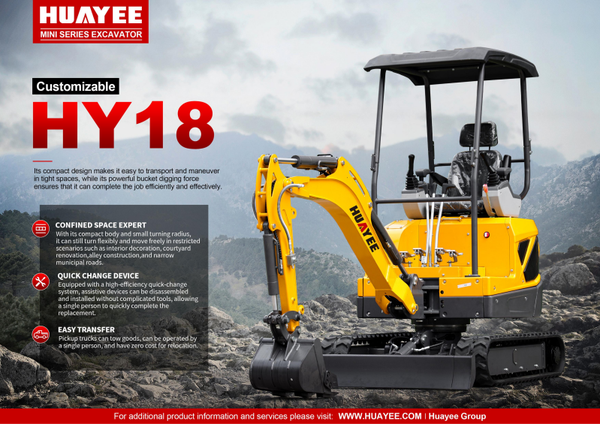 2026 HUAYEE HY-18 DIESEL EXCAVAT0R