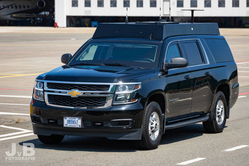 WHCA Chevrolet Suburban ''Roadrunner'' White House Communication Agency during NATO-Summit 2025 in The Netherlands