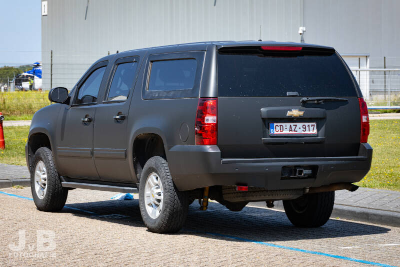 DSS Armored Chevrolet Suburban US Embassy Brussels (Belgium) during NATO-Summit in The Netherlands