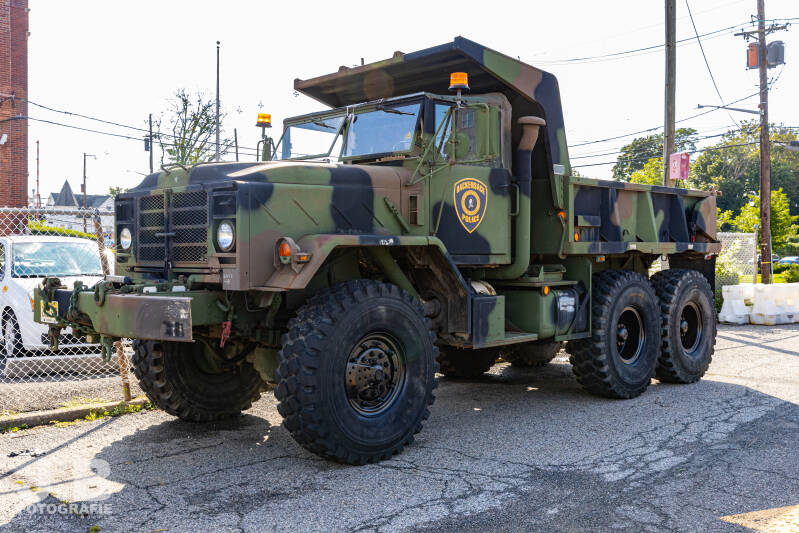 M939 military 5-ton 6x6 dump truck - City of Hackensack Police Department