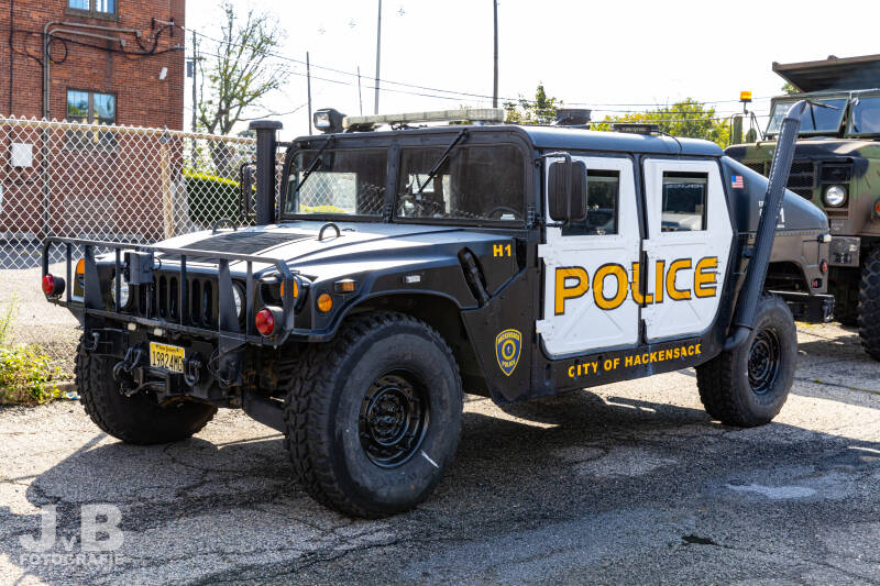 H1 Humvee (HMMWV) former Military truck City of Hackensack Police Department