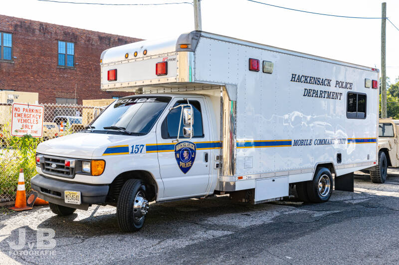 157 Ford E-series Mobile Command Unit City of Hackensack Police