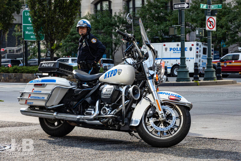 NYPD Highway Patrol Harley Davidson Motorcycle 221620