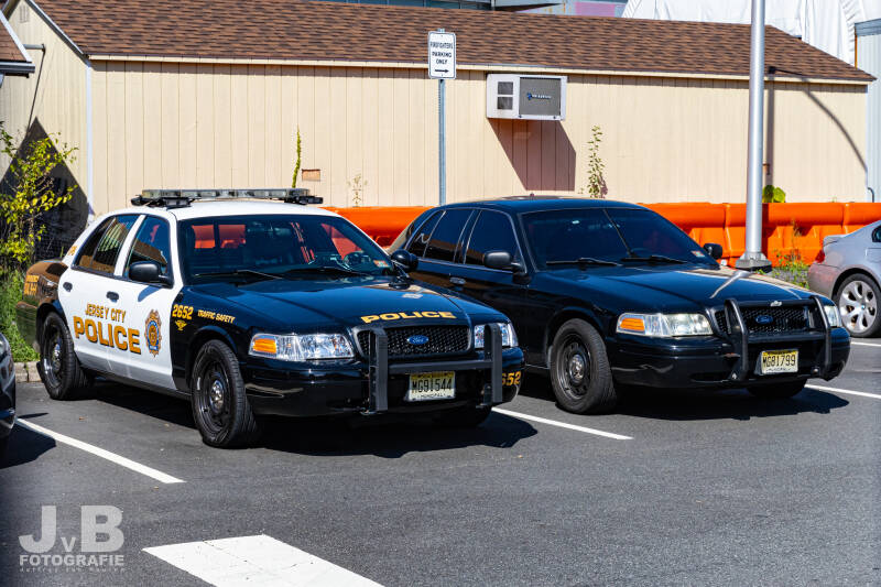 2652 and Unmarked Ford Crown Victoria Police Interceptor - Traffic Safety Units - Jersey City Police Department