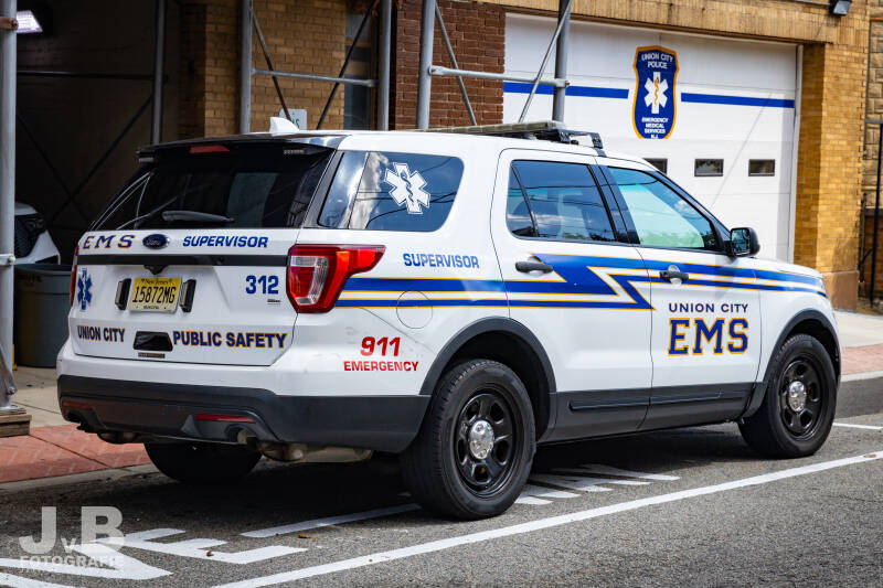 312 Ford Explorer Police Interceptor EMS Unit Union City EMS Police