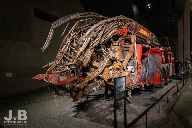 Ladder 3 from 9/11 Ground Zero at National 9/11 Museum
