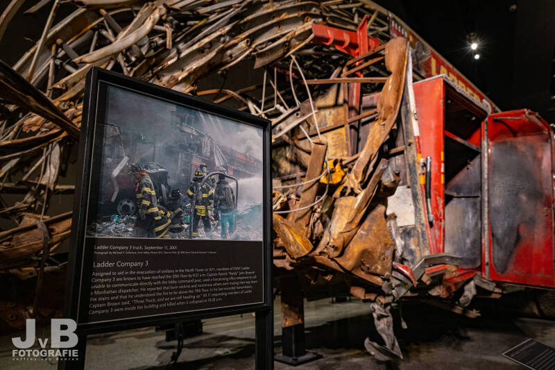 Ladder 3 from 9/11 Ground Zero at National 9/11 Museum