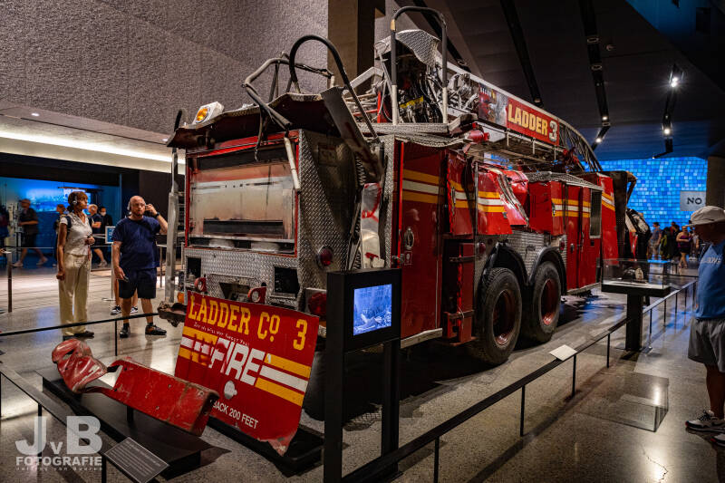 Ladder 3 from 9/11 Ground Zero at National 9/11 Museum