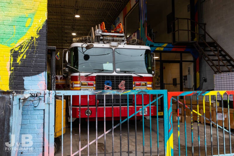 Ladder 84 (in paintshop) - Staten Island