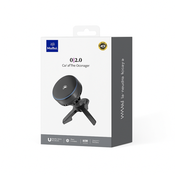 WiWU Chargeur Voiture Magnétique Qi 2.0