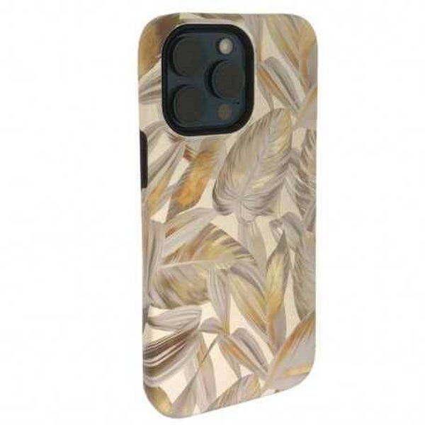 Coque de Protection en Double Marbrée pour iPhone - Jaune (Mayline)