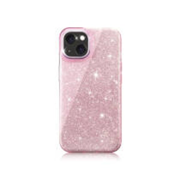 Coque Glitter iPhone 16 Pro (Rose)