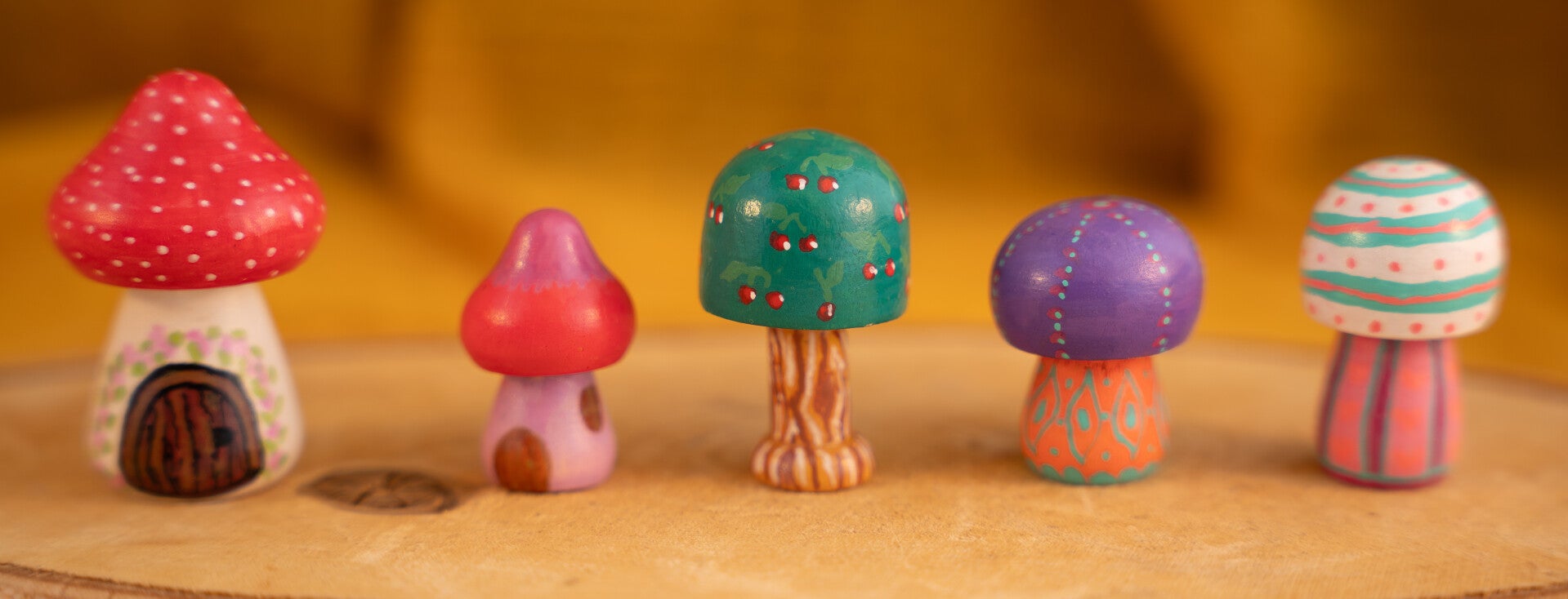 Woud-paddenstoelen
