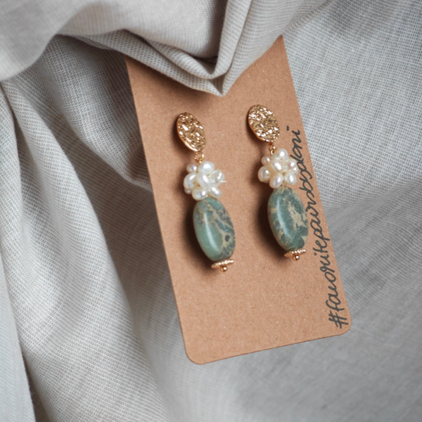 MICA afrikanischer blauer Opal