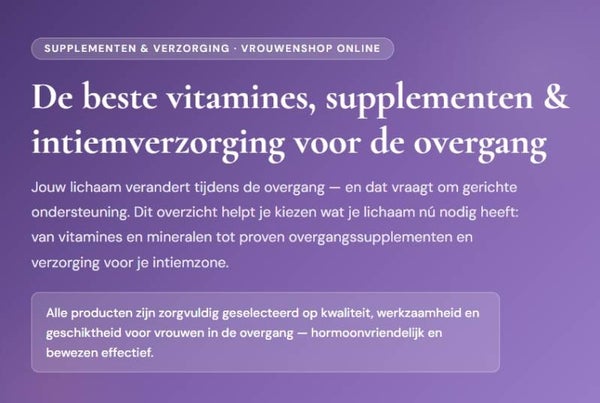 Beste Basics Menopauze