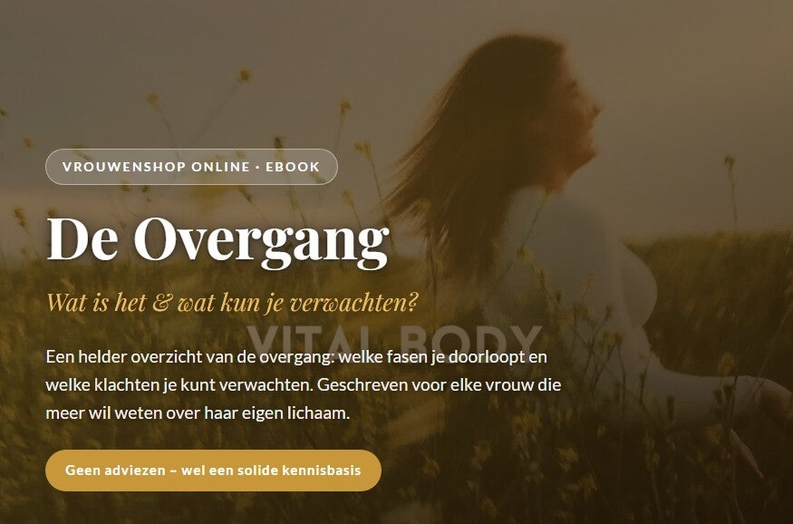 Ebook De Overgang en Menopauze in beeld