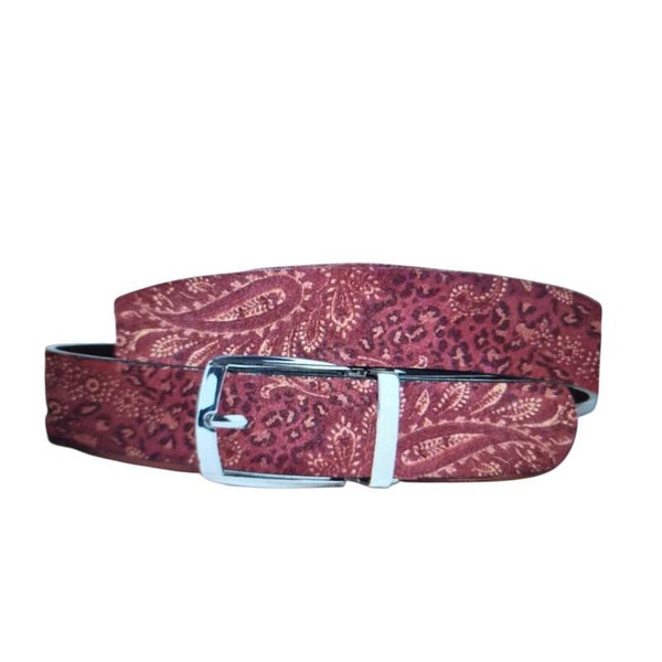 Lureaux riem Red Paisly Panter
