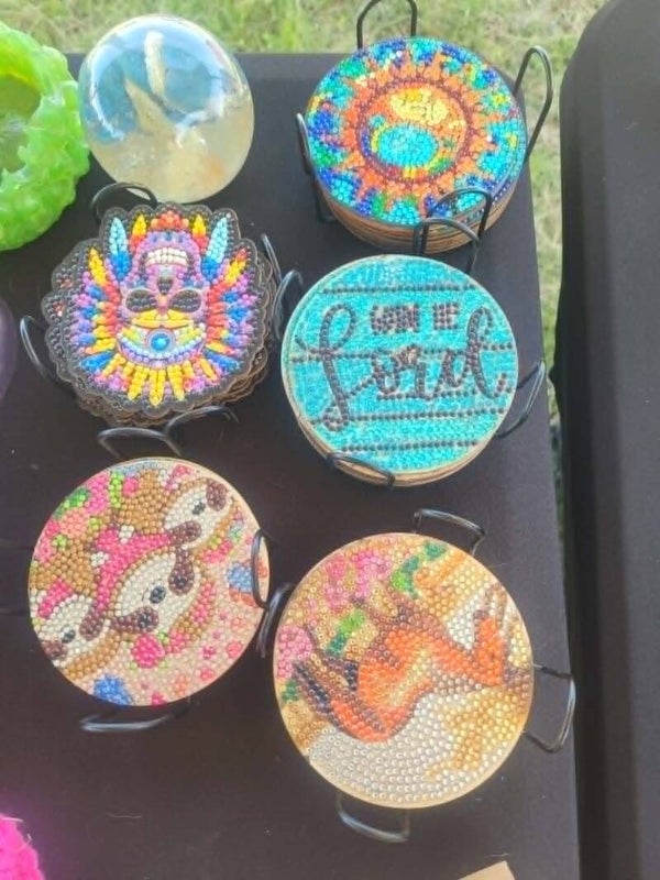 diamond art coaster set (4ct)